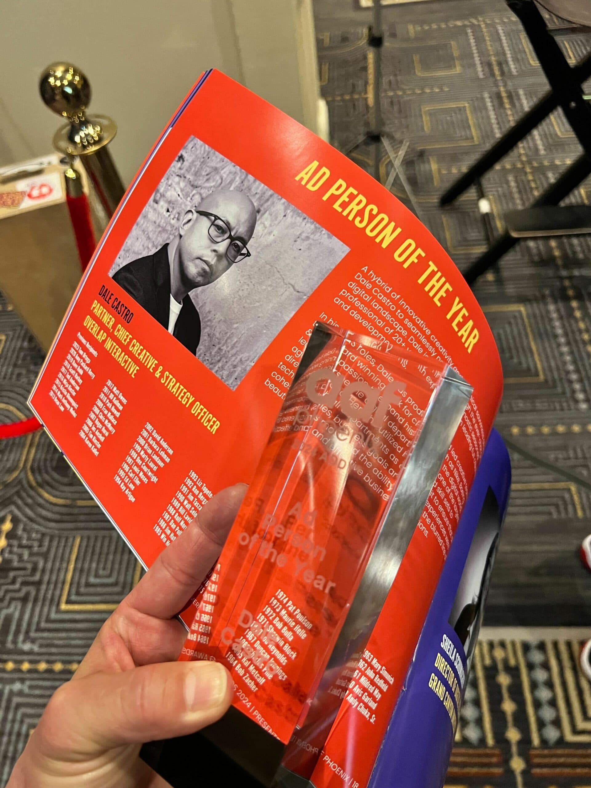 2023 Addy Awards pamphlet