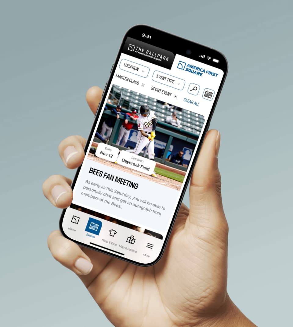 The Ballpark at America First Square App